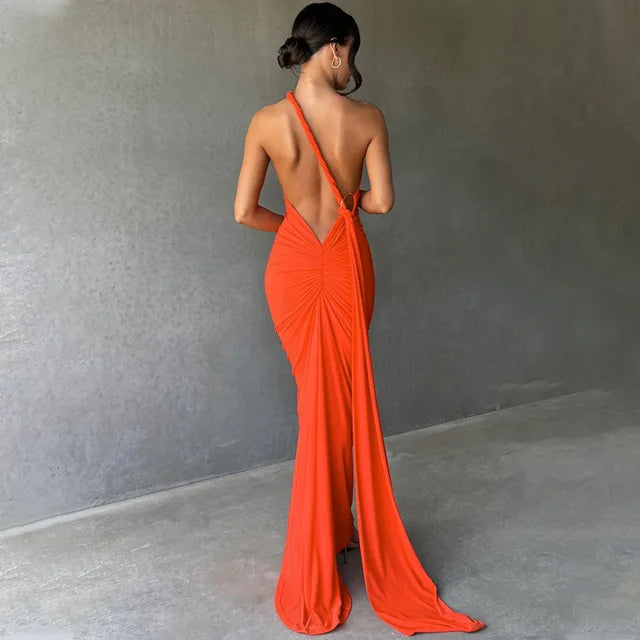 Backless Maxi Dress