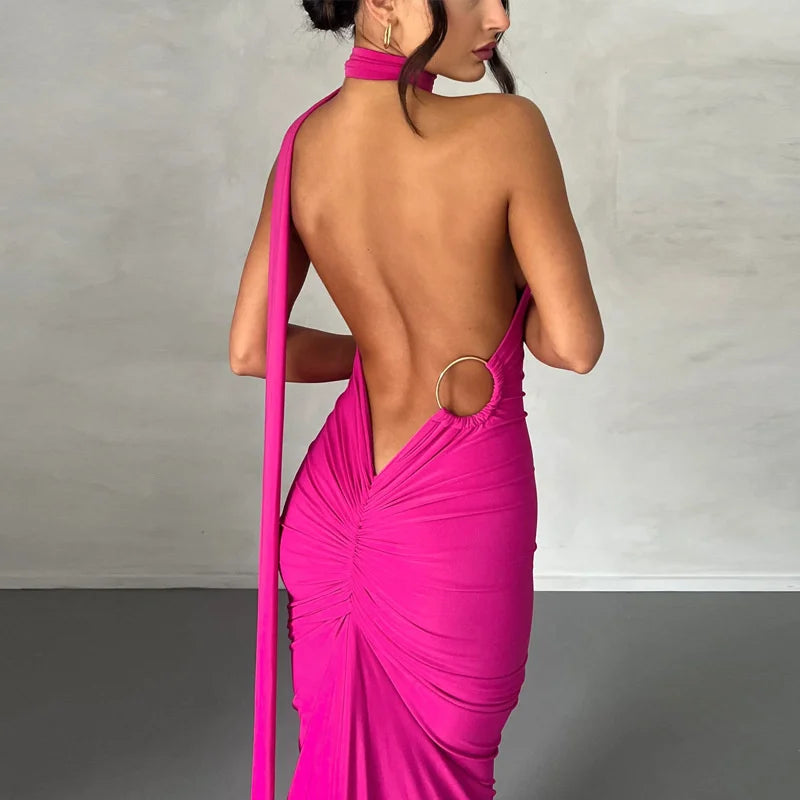 Backless Maxi Dress