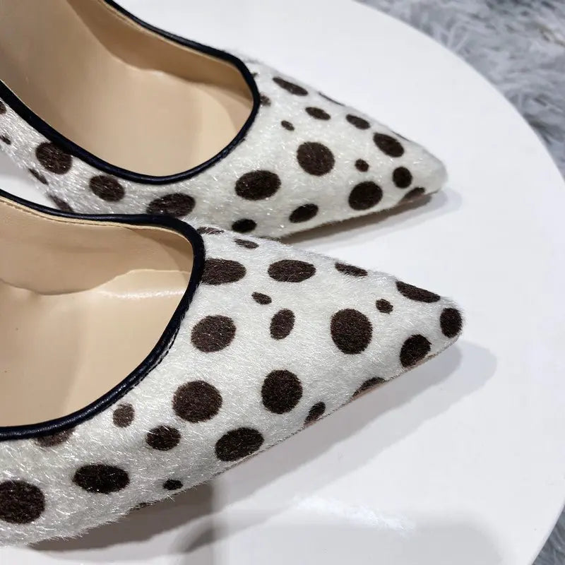 Polka Dot Womens Pumps