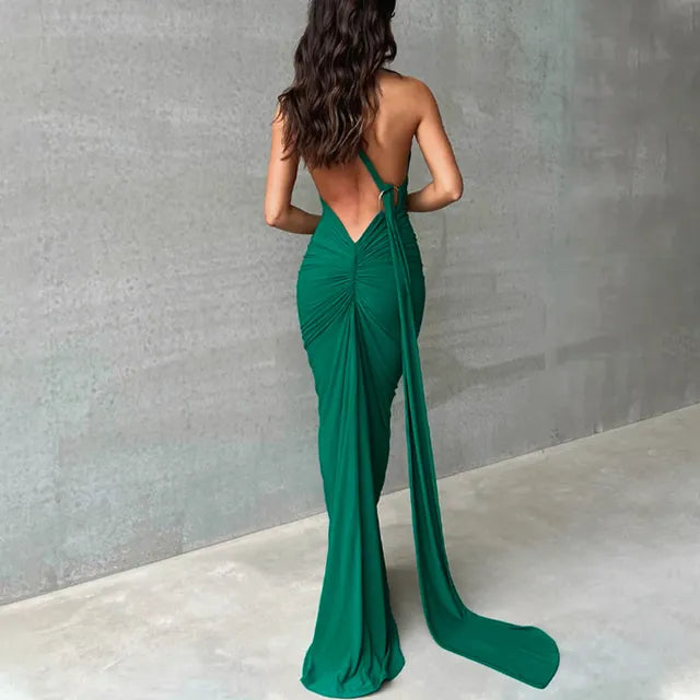 Backless Maxi Dress