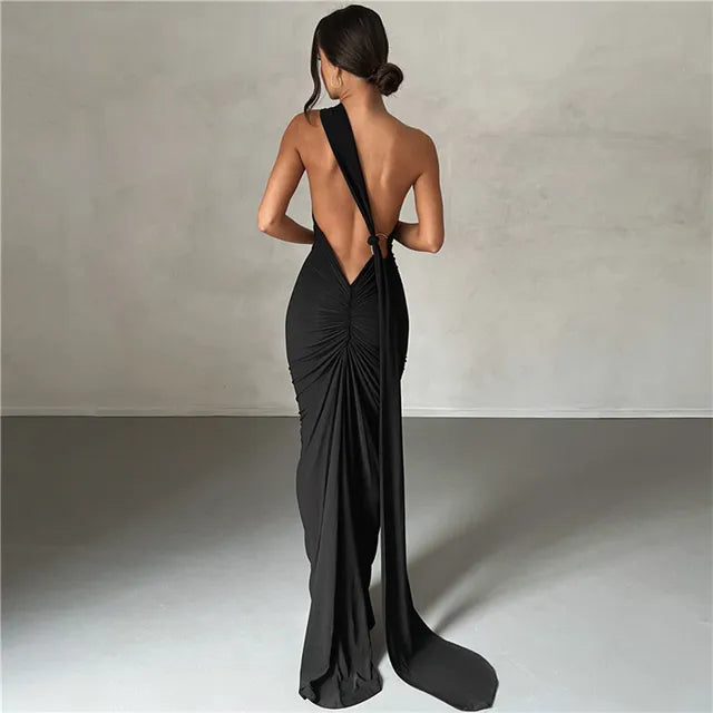 Backless Maxi Dress