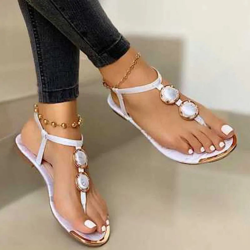 Gladiator Buckle Sandals