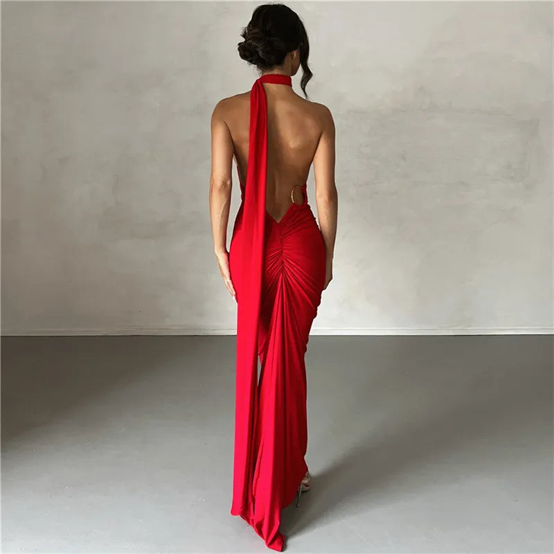 Backless Maxi Dress